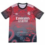 Tailandia Camiseta De Futbol Real Madrid Dragon 2024-2025 Rojo