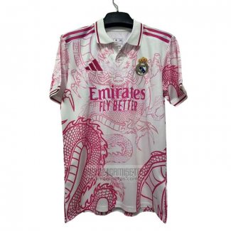 Tailandia Camiseta De Futbol Real Madrid Dragon 2025-2026 Rosa