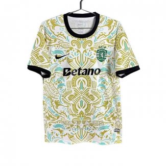 Tailandia Camiseta De Futbol Sporting Special 2025-2026 Amarillo Azul