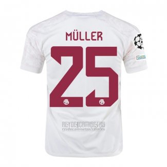 Camiseta De Futbol Bayern Munich Jugador Muller Tercera 2023-2024