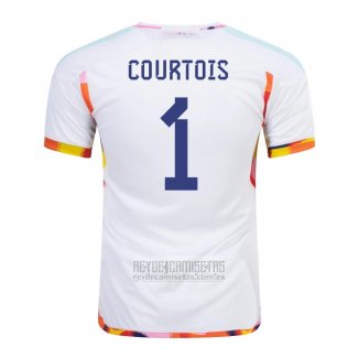 Camiseta De Futbol Belgica Jugador Courtois Segunda 2022