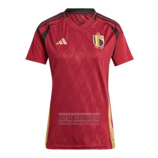Camiseta De Futbol Belgica Primera Mujer 2024