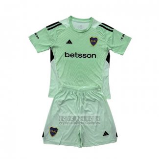 Camiseta De Futbol Boca Juniors Portero Nino 2025 Verde
