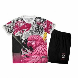 Camiseta De Futbol Brasil Special Nino 2025-2026 Rojo