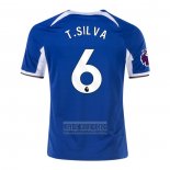 Camiseta De Futbol Chelsea Jugador T.Silva Primera 2023-2024