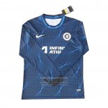 Camiseta de Futbol Chelsea Segunda Manga Larga 2023-2024