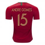 Camiseta De Futbol Portugal Jugador Andre Gomes Primera 2018