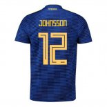 Camiseta De Futbol Suecia Jugador Johnsson Segunda 2018