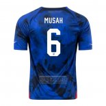 Camiseta De Futbol Estados Unidos Jugador Musah Segunda 2022
