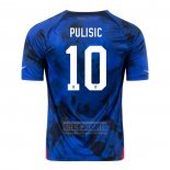 Camiseta De Futbol Estados Unidos Jugador Pulisic Segunda 2022