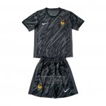 Camiseta De Futbol Francia Portero Nino 2024 Negro