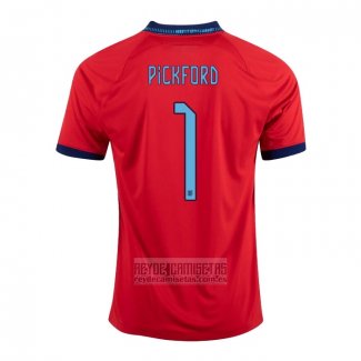 Camiseta De Futbol Inglaterra Jugador Pickford Segunda 2022