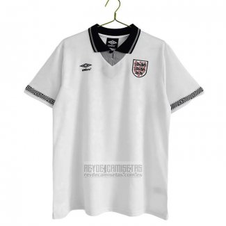 Camiseta De Futbol Inglaterra Primera Retro 1990