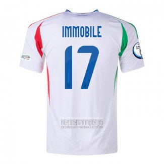Camiseta De Futbol Italia Jugador Immobile Segunda 2024-2025