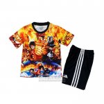 Camiseta De Futbol Japon Dragon Ball Nino 2025 Amarillo
