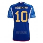 Camiseta De Futbol Japon Jugador Minamino Primera 2022