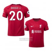 Camiseta De Futbol Liverpool Jugador Diogo J. Primera 2022-2023