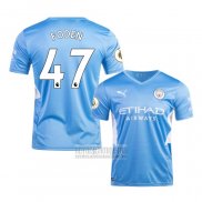 Camiseta De Futbol Manchester City Jugador Foden Primera 2021-2022