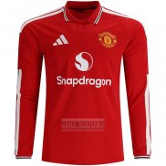 Camiseta De Futbol Manchester United Primera Manga Larga 2026-2027