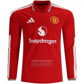 Camiseta De Futbol Manchester United Primera Manga Larga 2026-2027