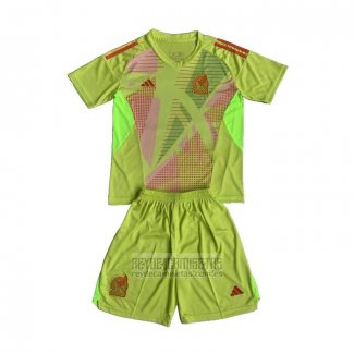 Camiseta De Futbol Mexico Portero Segunda Nino 2024