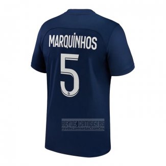 Camiseta De Futbol Paris Saint-Germain Jugador Marquinhos Primera 2022-2023