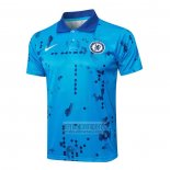 Camiseta De Futbol Polo del Chelsea 2024-2025 Azul