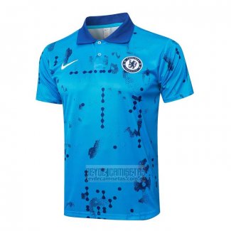Camiseta De Futbol Polo del Chelsea 2024-2025 Azul