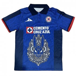 Camiseta de Futbol Polo del Cruz Azul 2023-2024 Azul