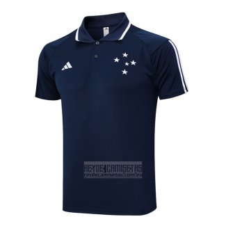 Camiseta De Futbol Polo del Cruzeiro 2023-2024 Azul