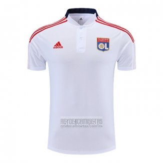 Camiseta De Futbol Polo del Lyon 2022-2023 Blanco