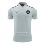 Camiseta De Futbol Polo del Manchester City 2022-2023 Gris