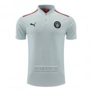 Camiseta De Futbol Polo del Manchester City 2022-2023 Gris