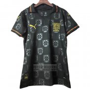 Camiseta De Futbol Portugal Special Mujer 2025 Negro