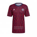 Camiseta De Futbol Pre Partido del Bayern Munich 2022 Rojo