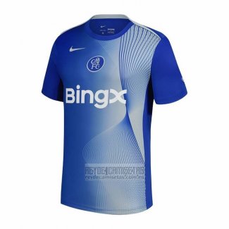 Camiseta De Futbol Pre Partido del Chelsea 2025-2026 Azul