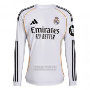Camiseta De Futbol Real Madrid Primera Manga Larga 2025-2026