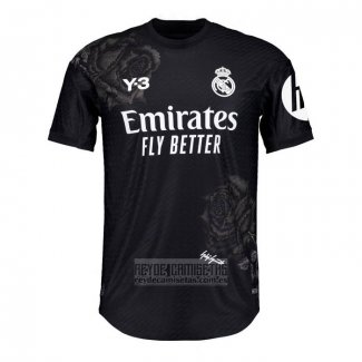 Camiseta De Futbol Real Madrid Y-3 Portero 2024 Negro