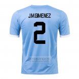 Camiseta De Futbol Uruguay Jugador J.M.Gimenez Primera 2022