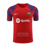 Camiseta De Futbol de Entrenamiento Barcelona 2023-2024 Rojo