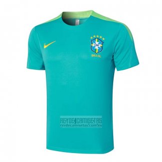 Camiseta De Futbol de Entrenamiento Brasil 2024-2025 Verde