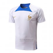 Camiseta De Futbol de Entrenamiento Francia 2022-2023 Blanco