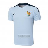 Camiseta De Futbol de Entrenamiento Francia 2024-2025 Azul Claro
