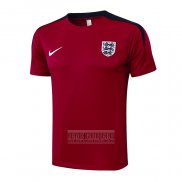 Camiseta De Futbol de Entrenamiento Inglaterra 2024-2025 Rojo