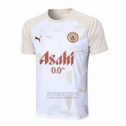 Camiseta De Futbol de Entrenamiento Manchester City 2024-2025 Amarillo