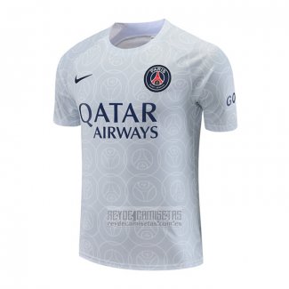 Camiseta De Futbol de Entrenamiento Paris Saint-Germain 2022-2023 Gris