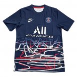 Camiseta De Futbol de Entrenamiento Paris Saint-Germain 2022 Azul