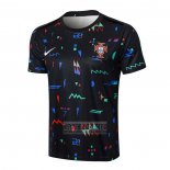 Camiseta De Futbol de Entrenamiento Portugal 2024-2025 Negro