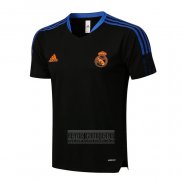 Camiseta De Futbol de Entrenamiento Real Madrid 2021-2022 Negro