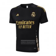 Camiseta De Futbol de Entrenamiento Real Madrid 2024-2025 Negro